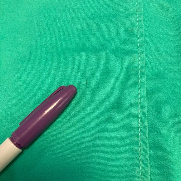 New York & Company Stretch Cotton Pencil Skirt Emerald Green Office Siren Size 2 - Picture 8 of 12